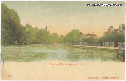 ansichtkaart: Zwolle, Klein Wezenland