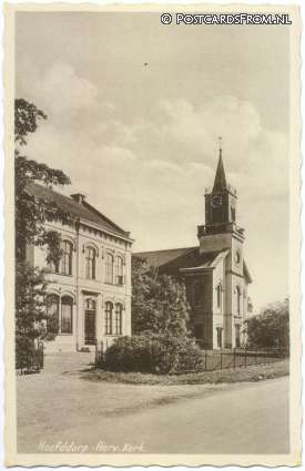 ansichtkaart: Hoofddorp, Herv. Kerk