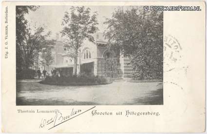 ansichtkaart: Hillegersberg, Theetuin Lommerrijk