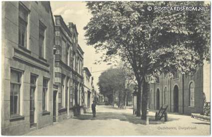ansichtkaart: Oudshoorn, Dorpstraat