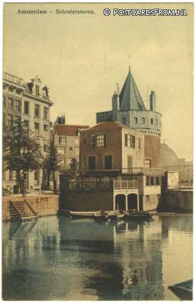 ansichtkaart: Amsterdam, Schreierstoren