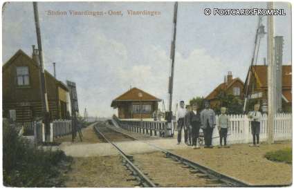 ansichtkaart: Vlaardingen, Station Vlaardingen-Oost