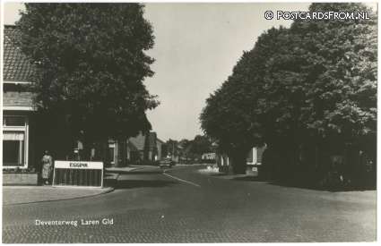 ansichtkaart: Laren GL, Deventerweg