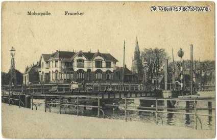 ansichtkaart: Franeker, Molenpolle