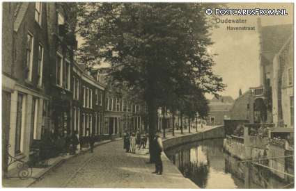 ansichtkaart: Oudewater, Havenstraat