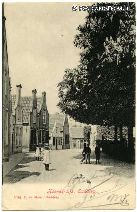 ansichtkaart: Ouddorp, Hoenderdijk