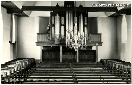 ansichtkaart: Serooskerke Walcheren, Orgel Ned. Herv. Kerk