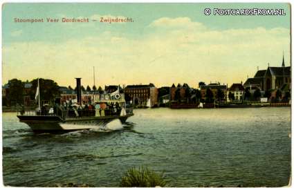ansichtkaart: Zwijndrecht, Veer Dordrecht - Zwijndrecht