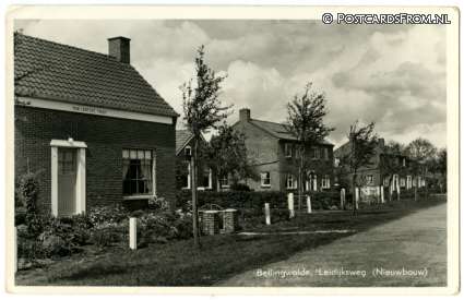 ansichtkaart: Bellingwolde, Leidijksweg. Nieuwbouw