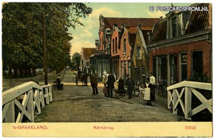 ansichtkaart: 's-Graveland, Kerkbrug