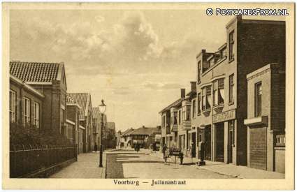 ansichtkaart: Voorburg, Julianastraat