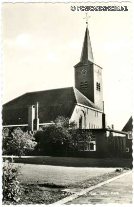ansichtkaart: Zwartsluis, Ned. Herv. Kerk