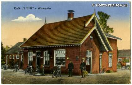 ansichtkaart: Weerselo, Cafe 't Stift
