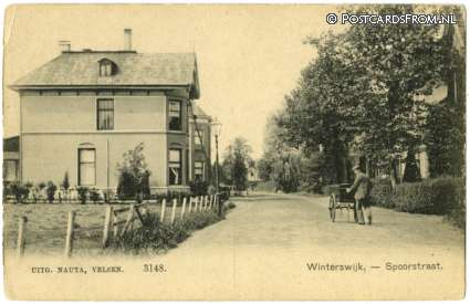 ansichtkaart: Winterswijk, Spoorstraat