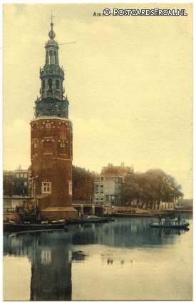 ansichtkaart: Amsterdam, Montelbaanstoren
