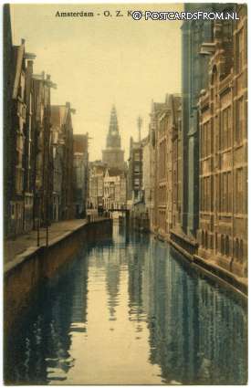 ansichtkaart: Amsterdam, O.Z. Kolk