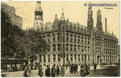 ansichtkaart: Amsterdam, Postkantoor