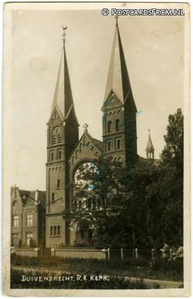 ansichtkaart: Duivendrecht, R.K. Kerk
