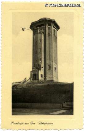 ansichtkaart: Noordwijk aan Zee, Uitkijktoren