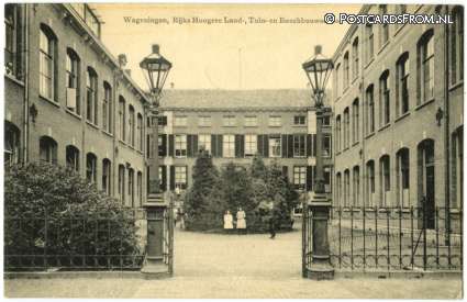 ansichtkaart: Wageningen, Rijks Hoogere Land-, Tuin- en Boschbouwschool