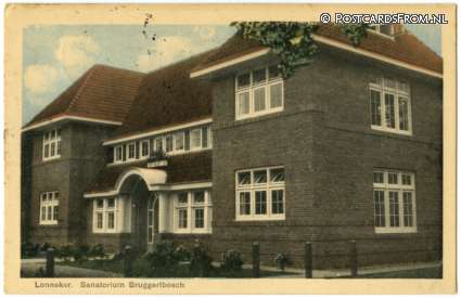 ansichtkaart: Enschede, Sanatorium Bruggertbosch