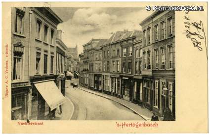 ansichtkaart: 's-Hertogenbosch, Vuchterstraat