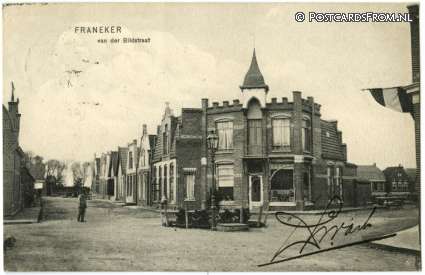 ansichtkaart: Franeker, Van de Bildstraat