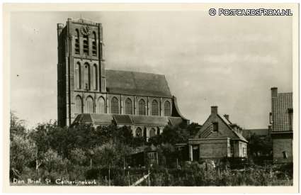 ansichtkaart: Brielle, St. Catharijnekerk