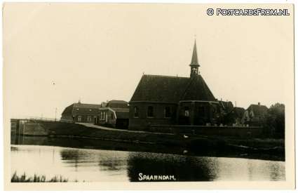 ansichtkaart: Spaarndam, Kerk