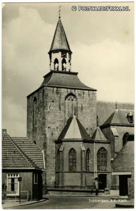 ansichtkaart: Tubbergen, R.K. Kerk