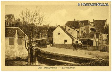 ansichtkaart: Schoonhoven, Oud Stadsgedeelte