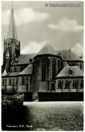 ansichtkaart: Vaassen, R.K. Kerk