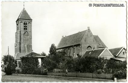 ansichtkaart: Nieuw-Helvoet, Herv. Kerk