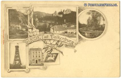 ansichtkaart: Valkenburg LB, Groet uit