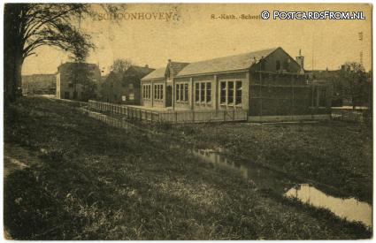 ansichtkaart: Schoonhoven, R.-Kath. School