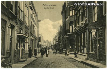 ansichtkaart: Schoonhoven, Lopikerstraat