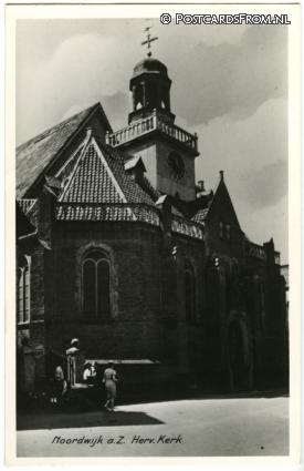 ansichtkaart: Noordwijk aan Zee, Herv. Kerk