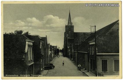 ansichtkaart: Numansdorp, Verlengde Torenstraat