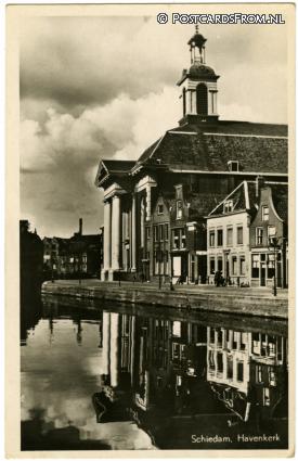 ansichtkaart: Schiedam, Havenkerk
