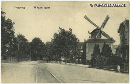 ansichtkaart: Wageningen, Bergweg