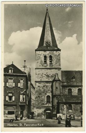 ansichtkaart: Heerlen, St. Pancratius-Kerk