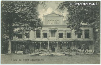 ansichtkaart: Driebergen, Huize de Horst