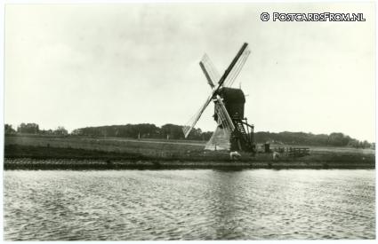 ansichtkaart: Voorschoten, Zuid-Hollandsche Polder. Gesloopt 1925-1929