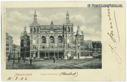 ansichtkaart: Amsterdam, Stadts-Schouwburg