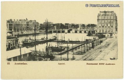 ansichtkaart: Amsterdam, Amstel