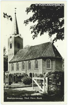 ansichtkaart: Beetsterzwaag, Ned. Herv. Kerk