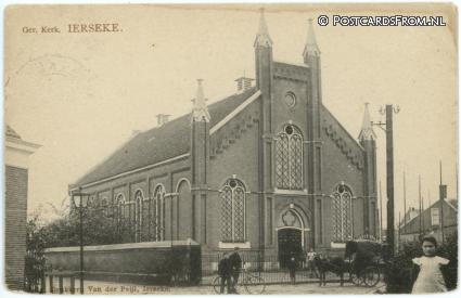 ansichtkaart: Yerseke, Ger. Kerk