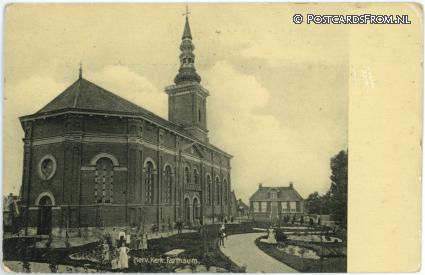 ansichtkaart: Farmsum, Herv. Kerk