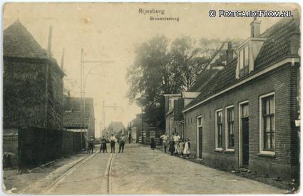 ansichtkaart: Rijnsburg, Brouwerssteeg