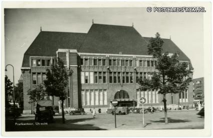 ansichtkaart: Utrecht, Postkantoor